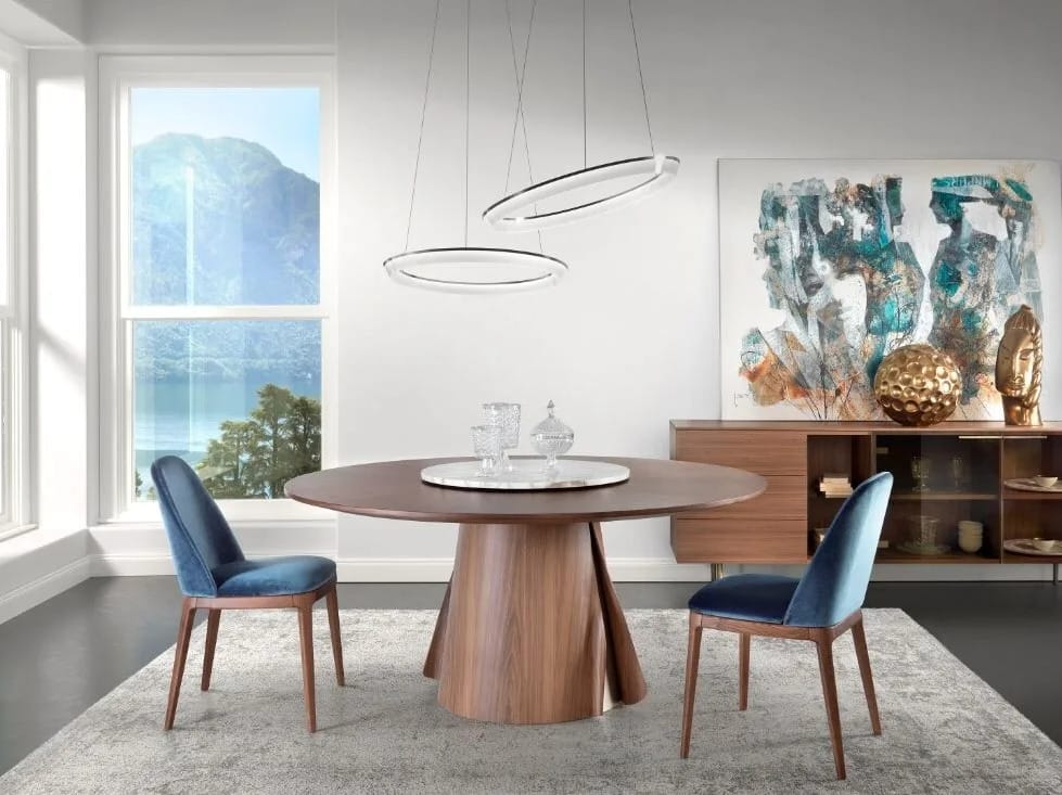 Круглый обеденный стол с базой деталь Pacini & Cappellini Shell ARCH-00036599 - Вид №2