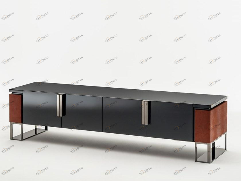 OAK Низкая лакированная тумба под ТВ Milano collection Sc5004-l