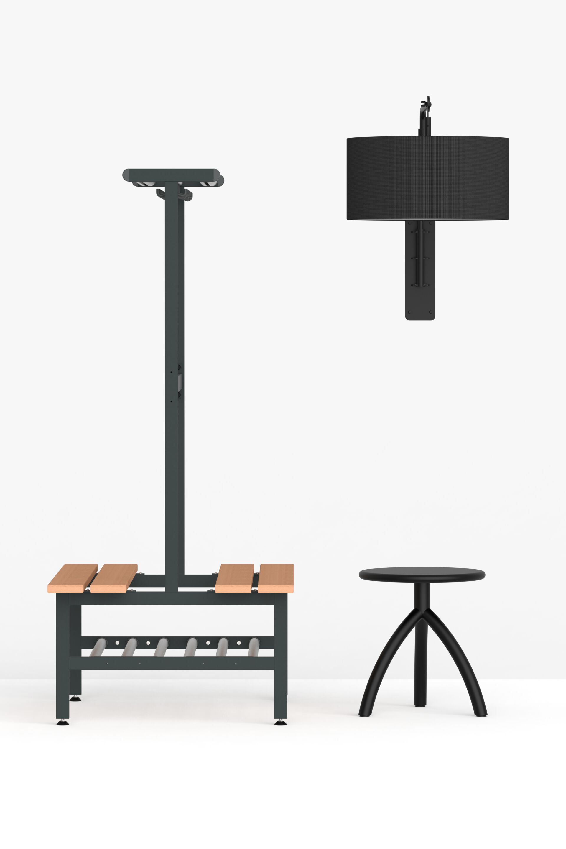 Алюминиевый табурет с порошковым покрытием FUNCTIONALS STOOL ARCH-00123495 - Вид №15