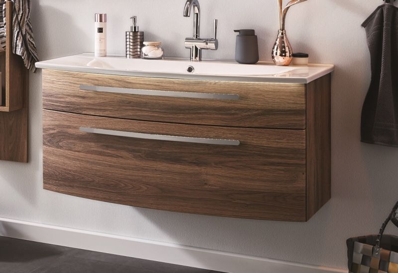 WUA351214(680/180) Puris Speed, тумба под раковину 1200 мм, цвет дуб чарлстон