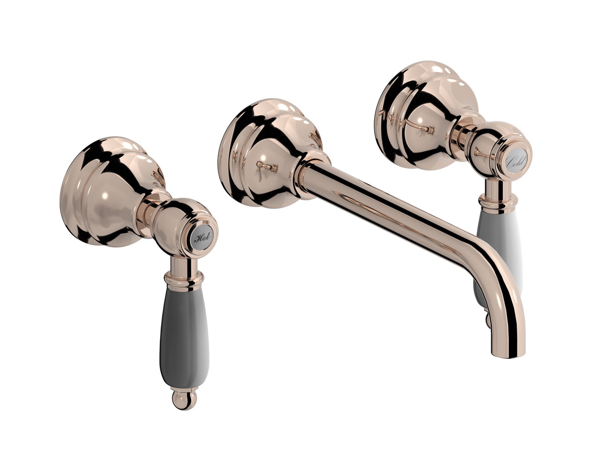 Настенный смеситель для раковины с 3 отверстиями IB Hermes + Hermes Elle ARCH-00099861 - Вид №4