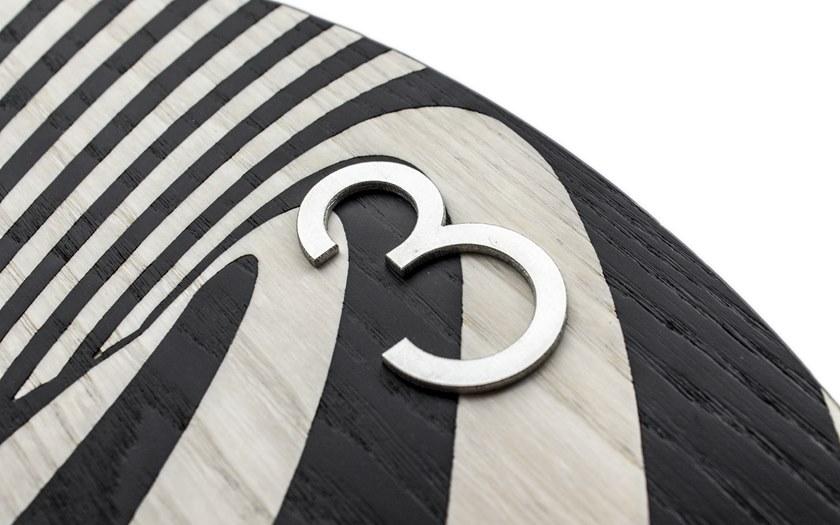 LIGNIS® Настенные часы из инкрустированного дерева Dolcevita abstract 10.076 - Вид №3