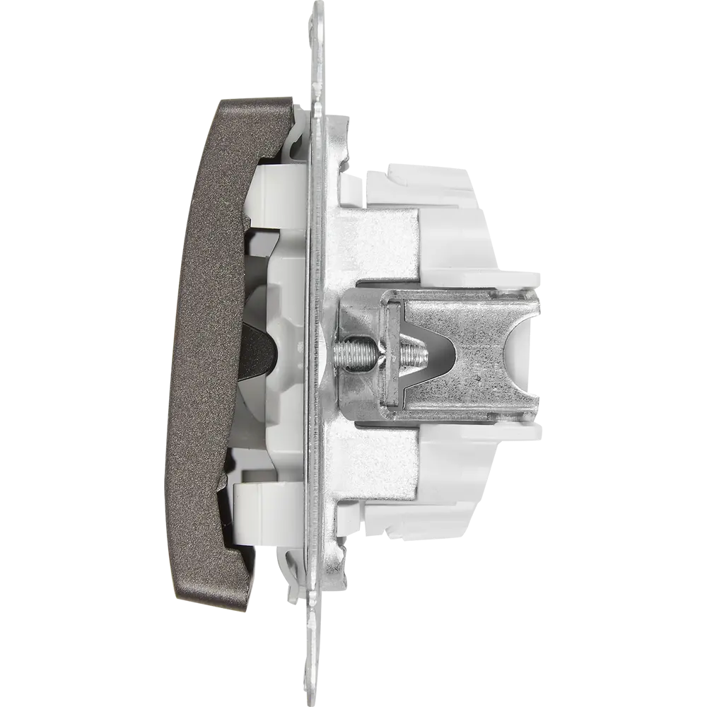 Двуклавишный выключатель Schneider Electric Glossa с подсветкой графит 84730748 STLM-0054186 - Вид №2