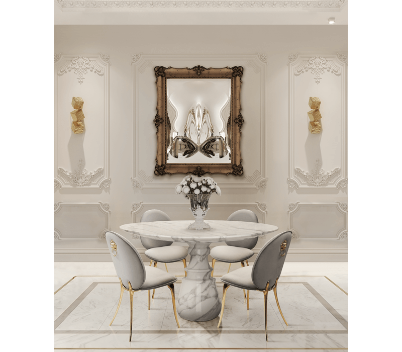 0-001 Круглый обеденный стол Pietra estremoz Boca Do Lobo  - Вид №16