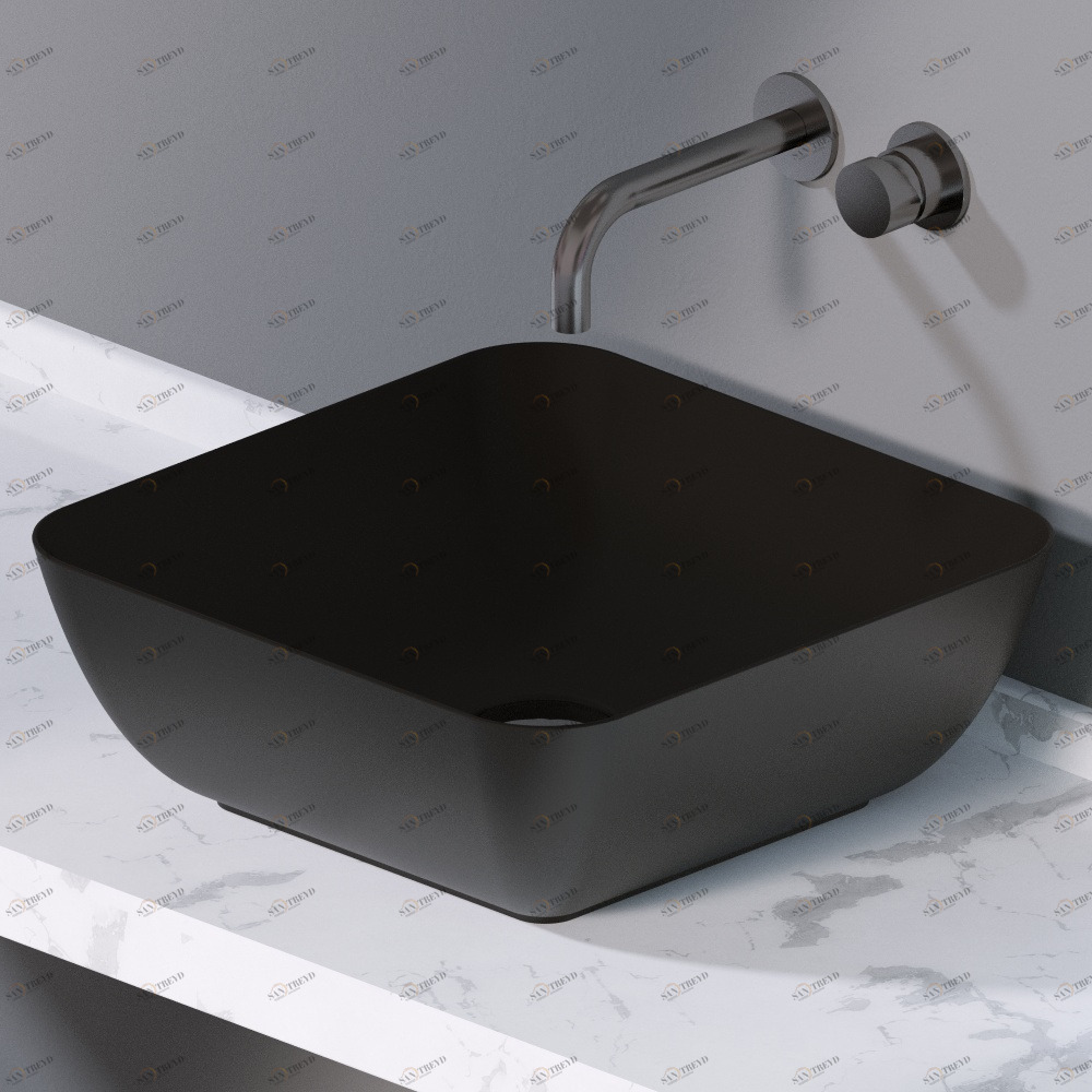 L602105 Накладная раковина на столешницу  прямоугольная A. e T. Italia ELITE AeT ITALIA