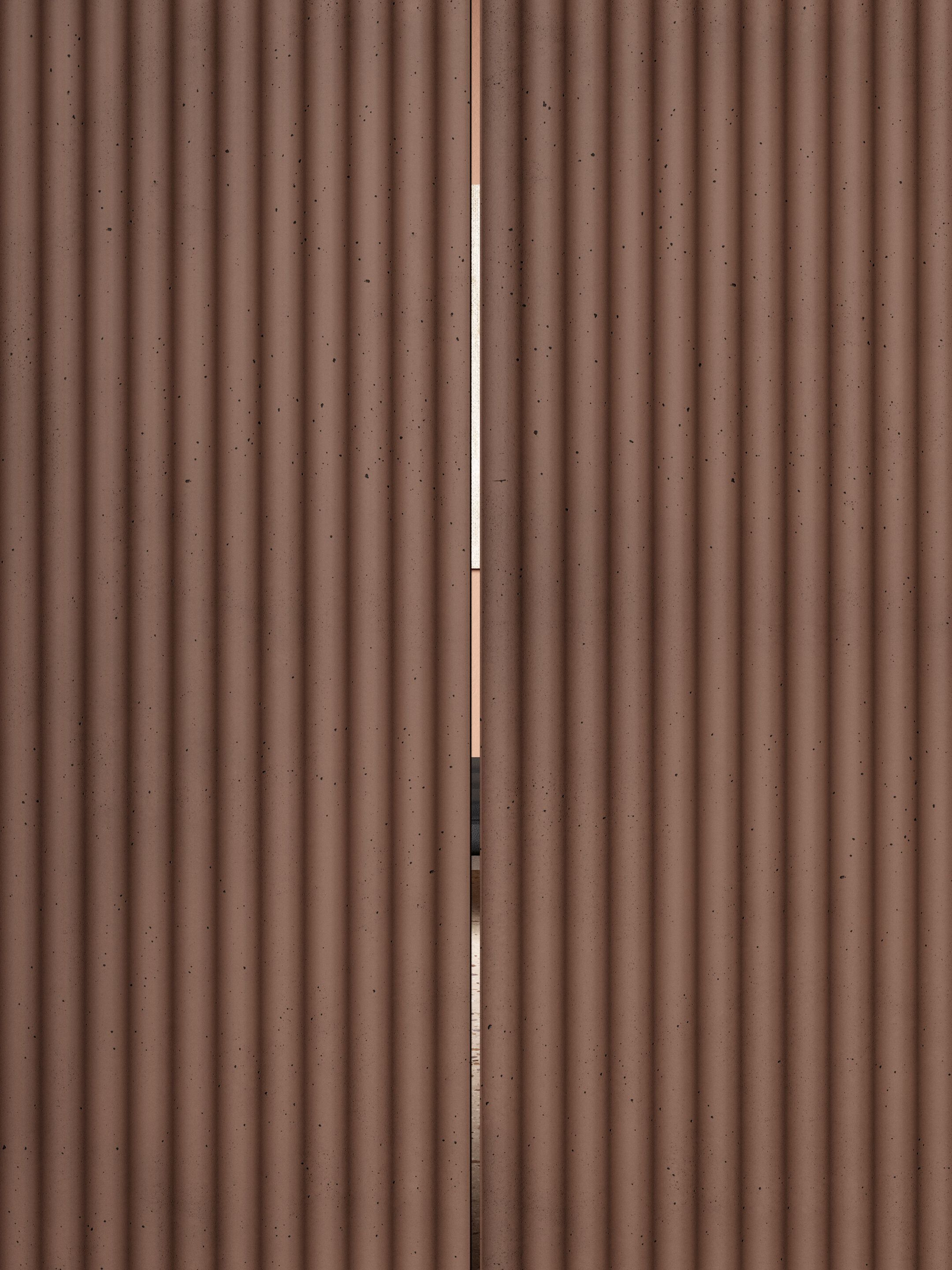 Дверь заподлицо с распашной стеной из Cimento® Scrigno Map Mundi ARCH-00149844 - Вид №2