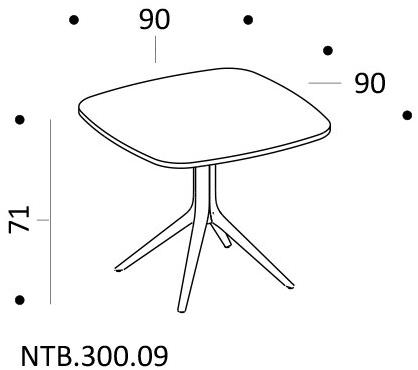 ICF Прямоугольный стол для совещаний, регулируемый по высоте, с системой управления кабелями Notable sun-id-1370700 - Вид №2