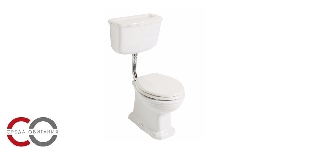 02111411 Компакт унитаз с бачком Белый Olympia Ceramica IMPERO STYLE Италия - Вид №2