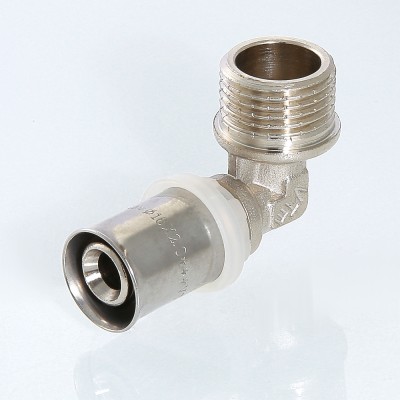 VTm.253.N.002005 Пресс-фитинг – угольник с переходом на наружную резьбу Valtec 20 мм х 3/4"  - Вид №3
