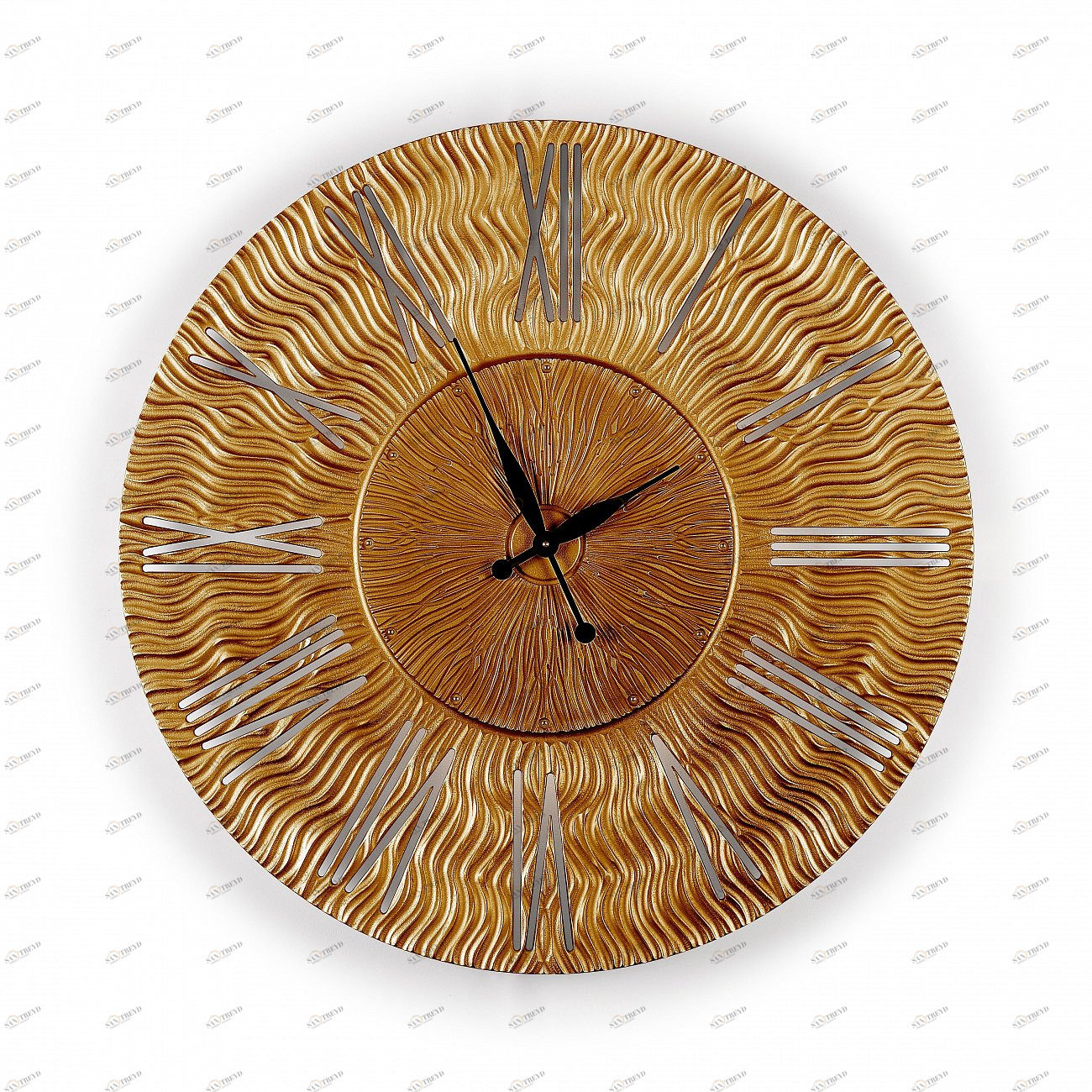 Часы настенные круглые бронза TWINKLE IN SHAPE TWINKLE 00-3860060 Бронза 