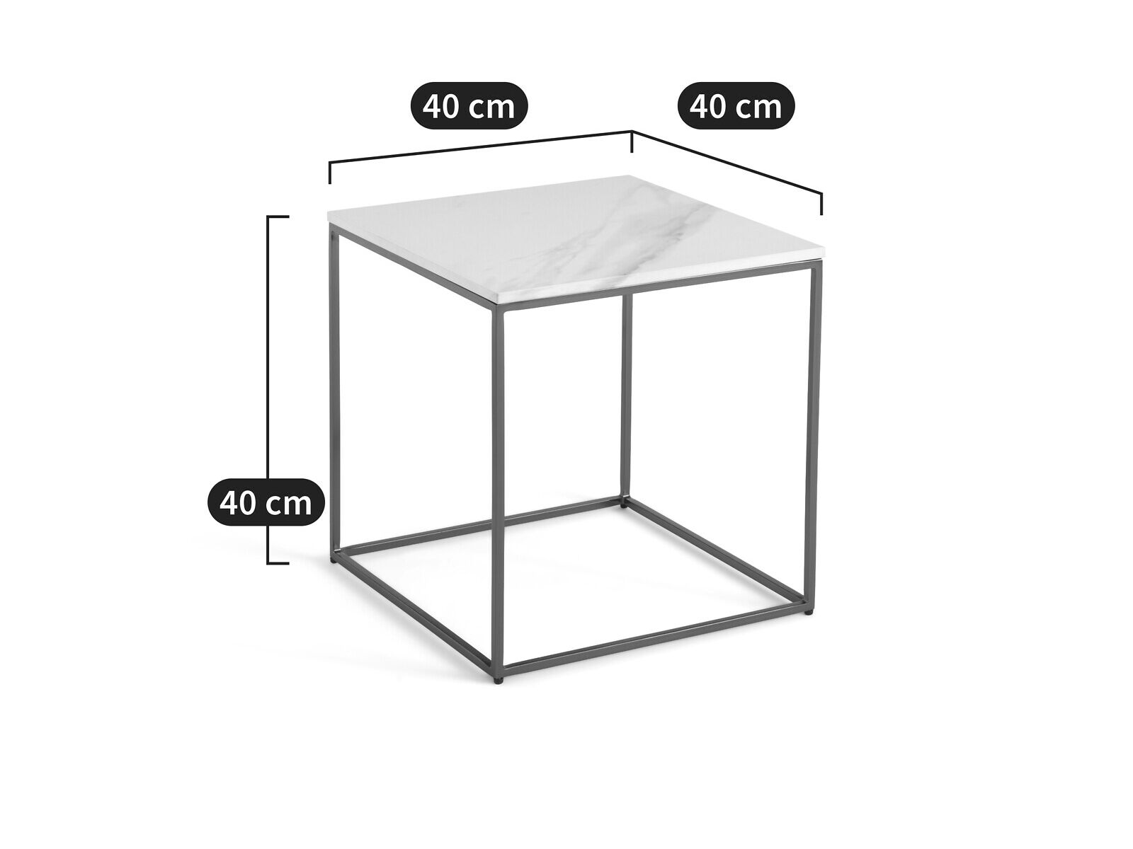 Керамический квадратный журнальный столик AMPM махаут ARCH-00099337 - Вид №3