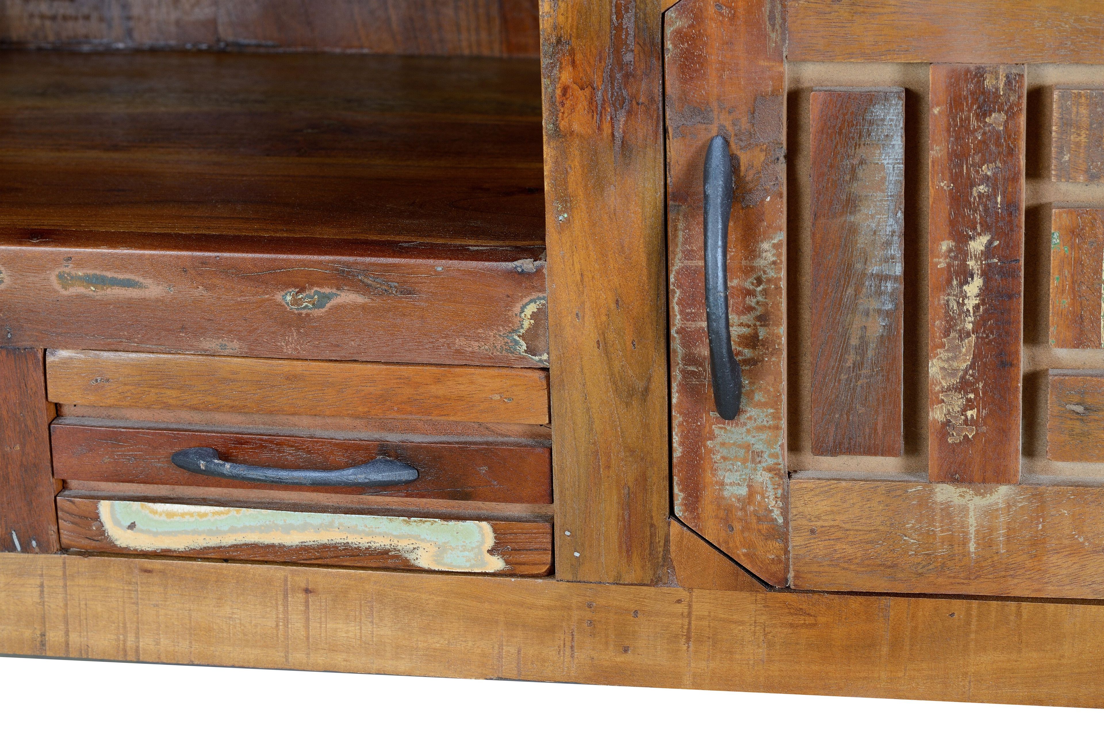 Деревянный низкий ТВ-шкаф Giner y Colomer Хайдарабад ARCH-00152604 - Вид №4