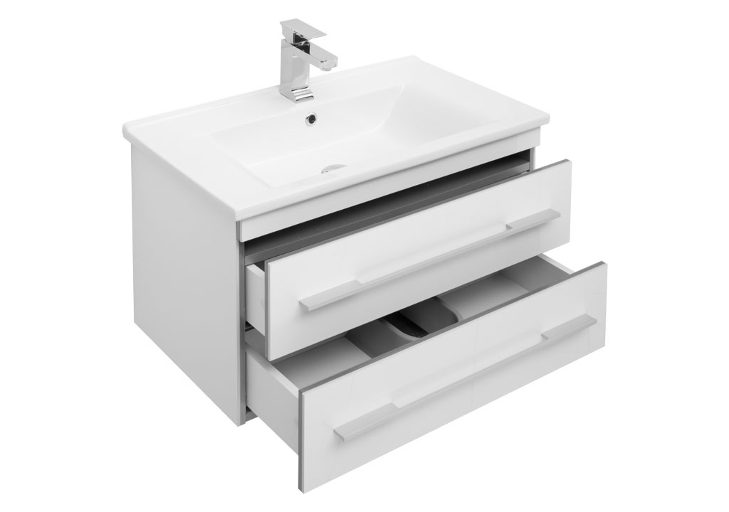 Тумба с раковиной Aquanet Верона N 75 белый (Гранд) 0018629100182319 - Вид №3