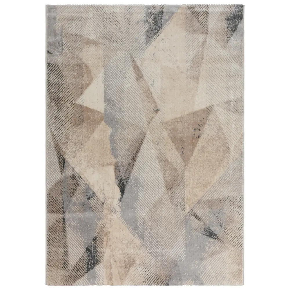 Ковер полипропилен Nika А0269C 60х110 см цвет бежевый STLM-2025876