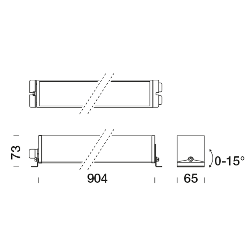 8416518 Подсветка стены Platek TETRA CORNICHE  TETRA CORNICHE - 18 LED 3000K 40°  - Вид №10
