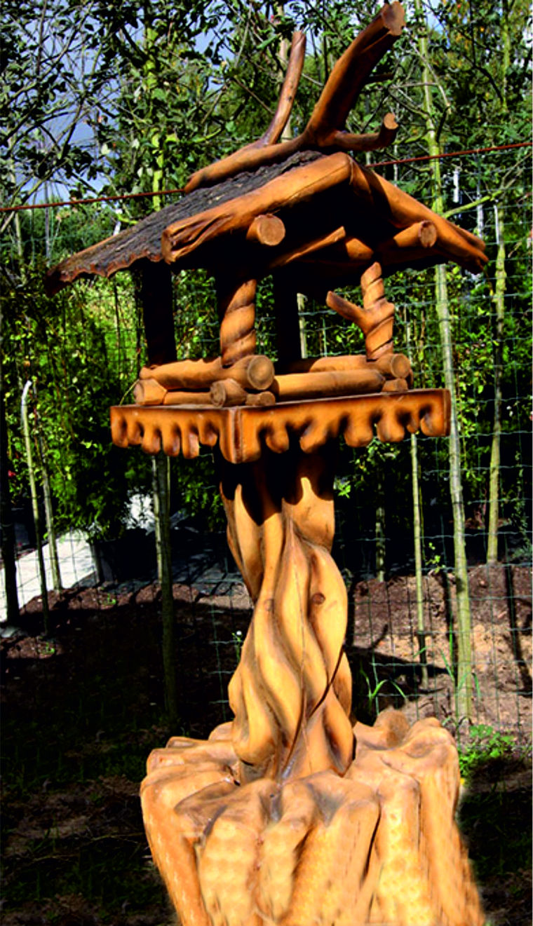 DDB1.01-SD.KP ДОМИК для белок, кормушка для птиц (дерево) LAB.Space  - Вид №1