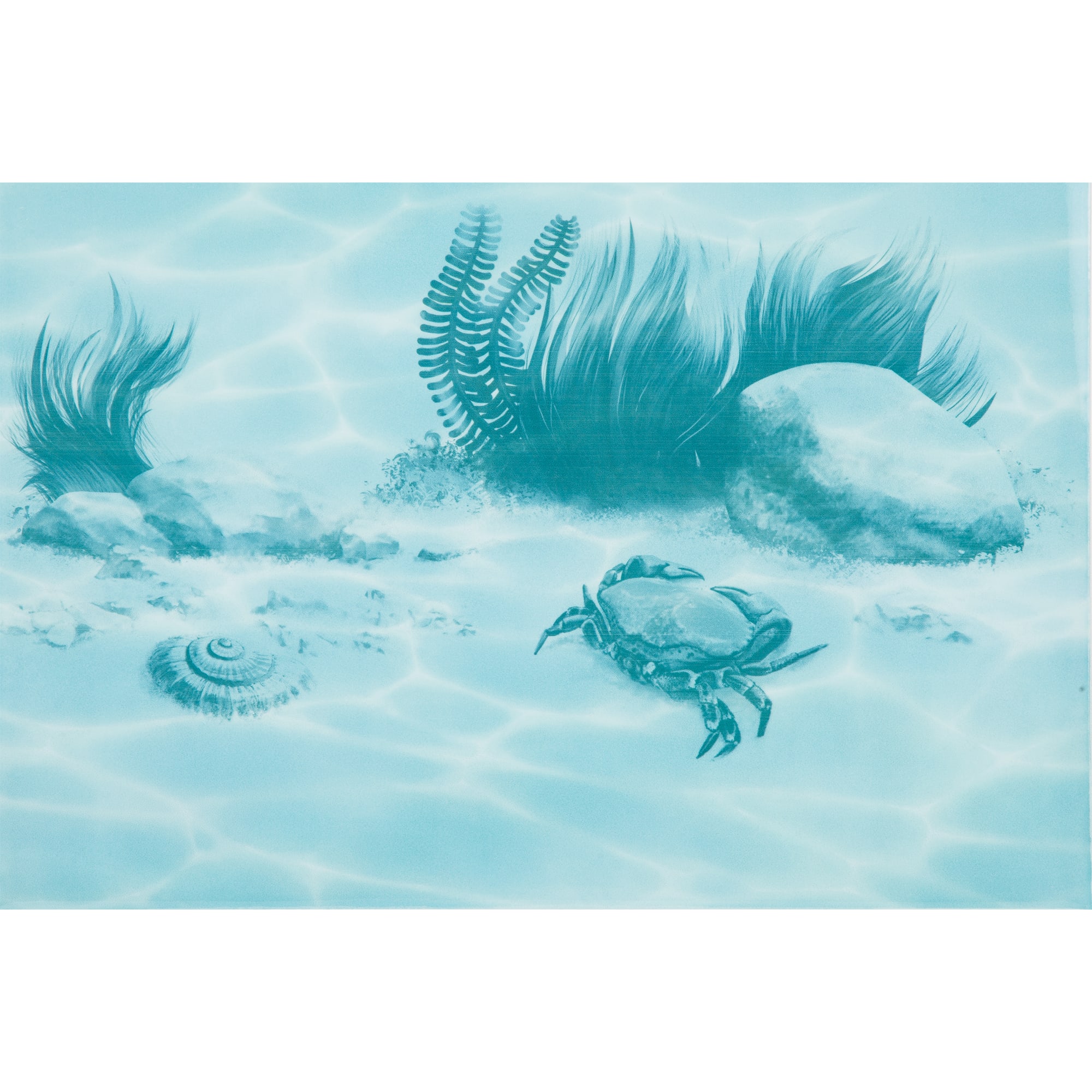 13335141 Декор « Краб» 24.9х36.4 см цвет голубой Лагуна Santreyd