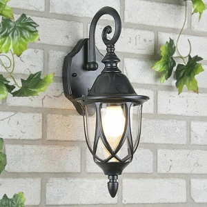 Уличный светильник настенный с прозрачным плафоном черный Orion 4690389012297 ELEKTROSTANDARD ORION 00-3897342 Прозрачный;черный