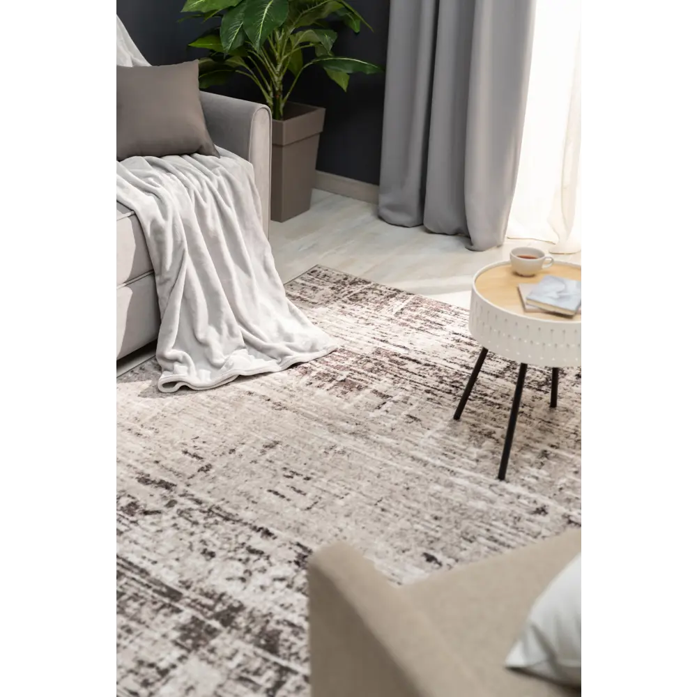 84491670 Ковер полипропилен Скай L031 80x150 см цвет серый STLM-0050585 Santreyd  - Вид №5