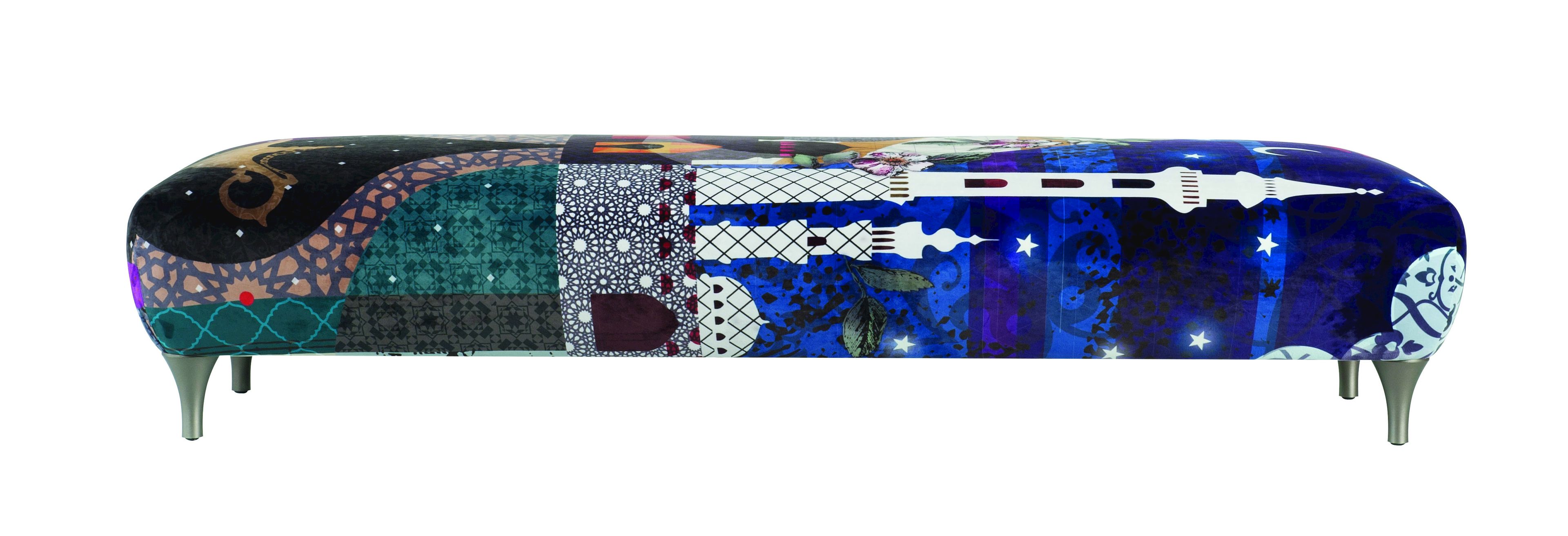 Прямоугольный пуф из ткани ROCHE BOBOIS Globe trotter ARCH-00102666 - Вид №4