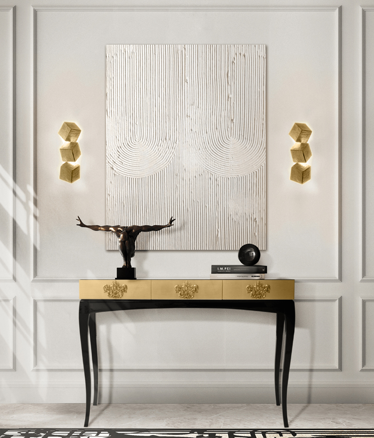 0-085 Золотая консоль Trinity  Boca Do Lobo  - Вид №25