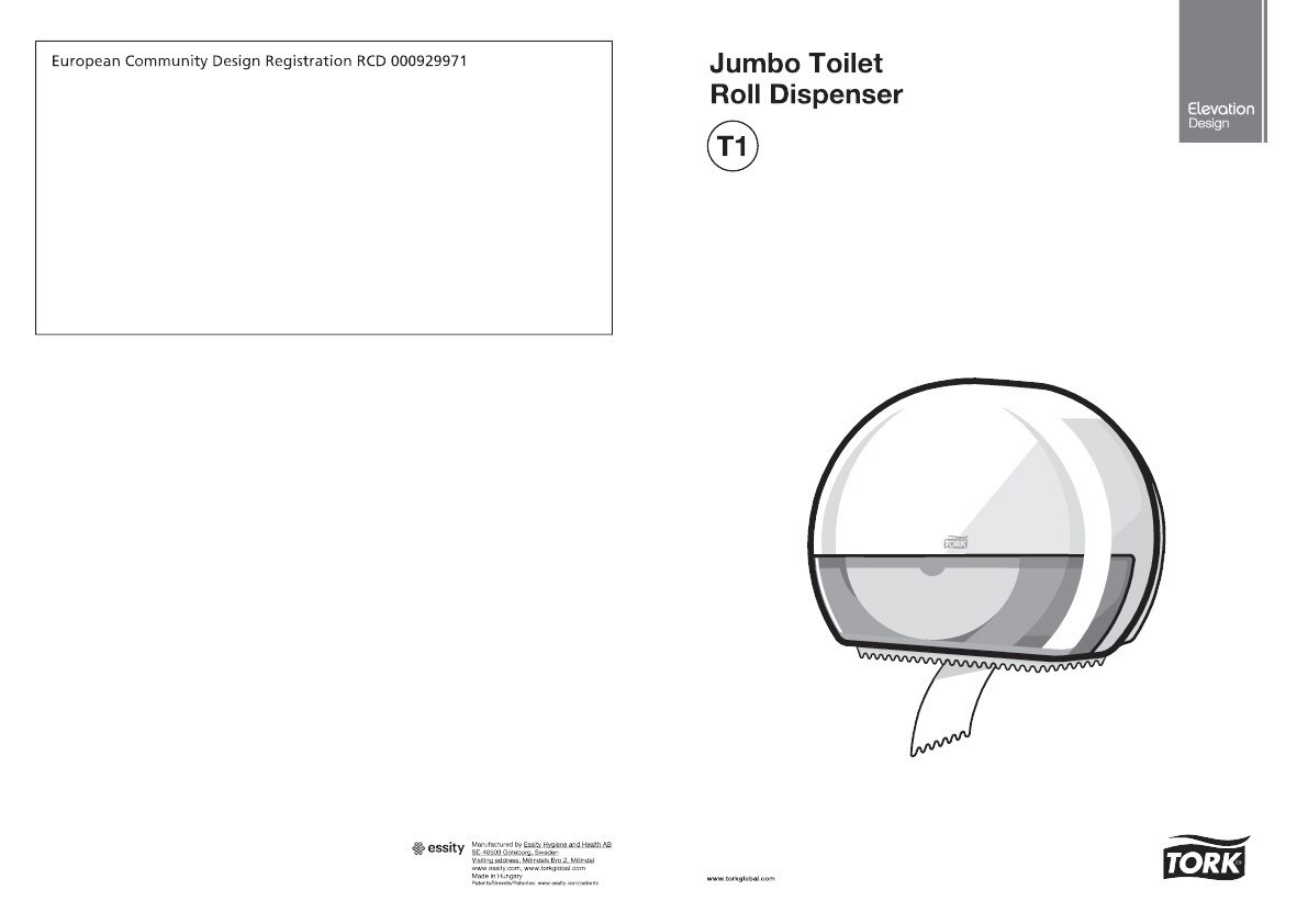 55400838 Джамбо диспенсер для туалетной бумаги Tork  - Вид №5