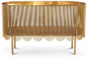 Scarlet Splendour Буфет металлический с распашными дверцами Strings