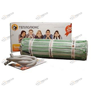 Греющий мат для теплого пола 0,5 х 2 м 630 Вт ТЕПЛОЛЮКС двужильный 430505300080130