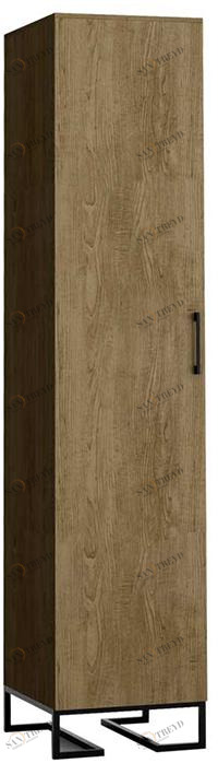 29484 Шкаф одностворчатый Loft 45 см Дуб Табак R-HOME 4017248h_табак