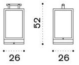 Ethimo Аккумуляторная настольная лампа из тикового дерева Carrè Carré sun-id-1384501 - Вид №4