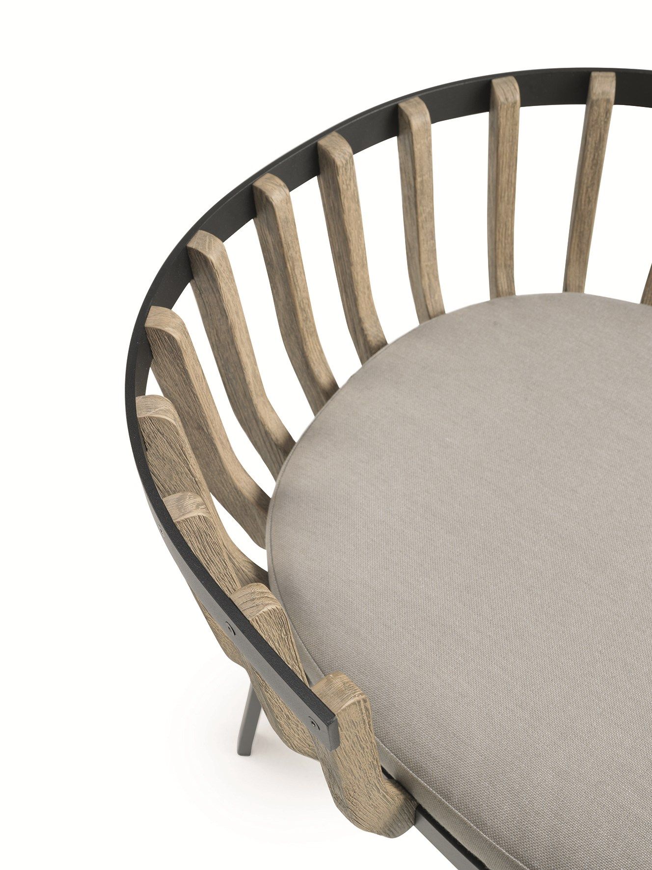 Стул для сада из тикового дерева с подлокотниками Ethimo ARCH-00131586 - Вид №15