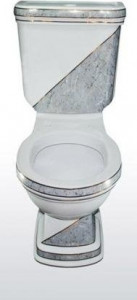 KL410.000I0 KLASIK Декор DIAG./GRI Бачок Creavit Klasik