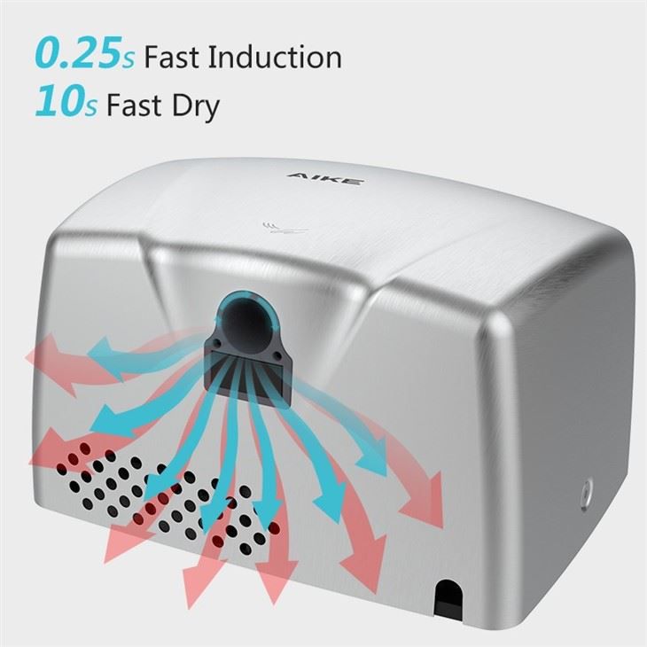 Сушилка для рук из нержавеющей стали AIKE AK2803A_418  - Вид №2