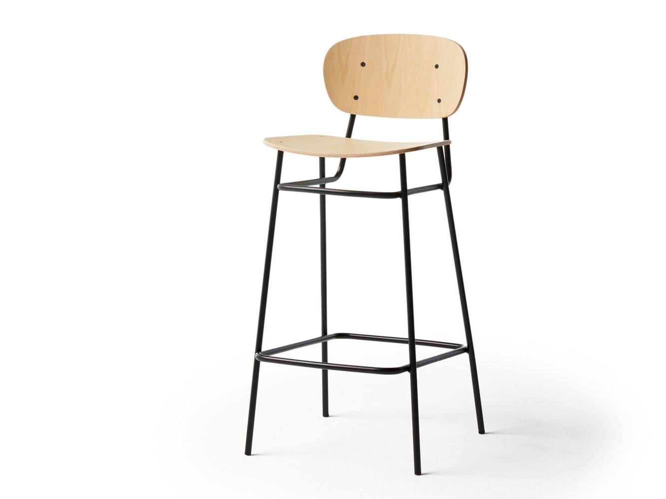 Высокий стул из ясеня со спинкой Blasco&Vila Fosca ARCH-00037835 - Вид №6