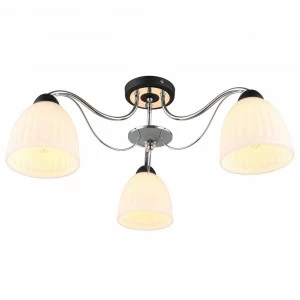 Потолочная люстра Omnilux Fiesole OML-65707-03 OMNILUX FIESOLE 328308 Белый;хром