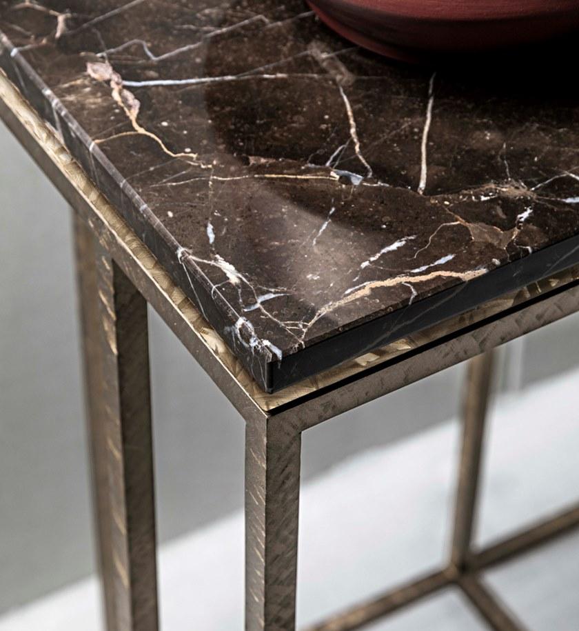 HESSENTIA | Cornelio Cappellini Консоль из мрамора и обработанной вручную латуни Lineup Santreyd sun-id-1515569 - Вид №2