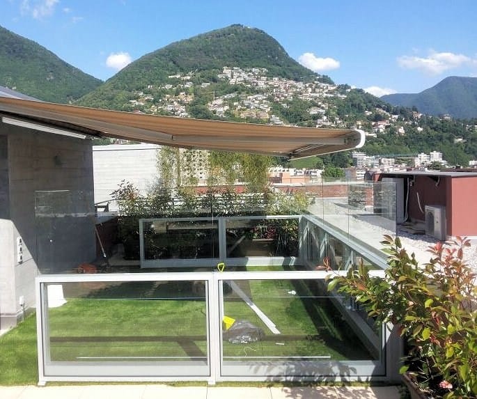 Алюминиевый и стеклянный экран dehors GM MORANDO Bellavista System ARCH-00015351 - Вид №3