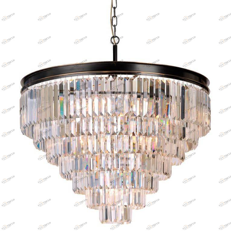 Подвесная люстра Newport 31118/S Black М0052522 NEWPORT ДИЗАЙНЕРСКИЕ 00-3887109 Прозрачный;черный 