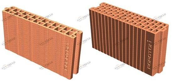 Poroton Блок перегородок из кирпича sun-id-1481910