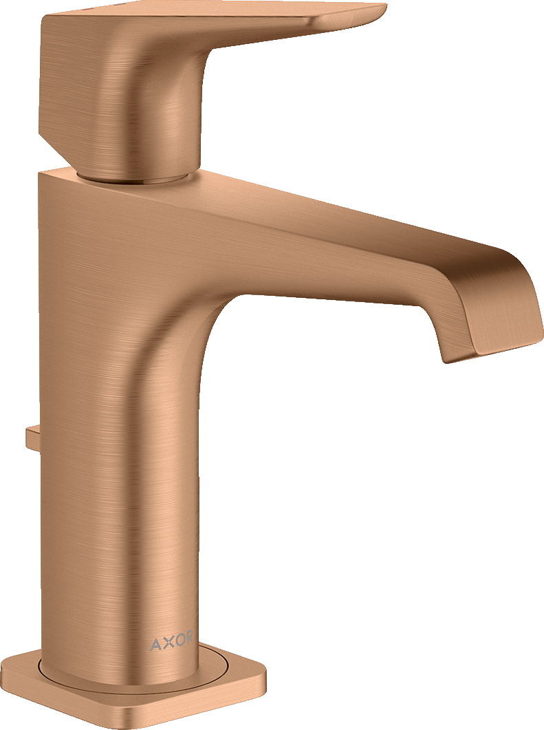 36110140 Смеситель для раковины 130, однорычажный, с рычажной ручкой и сливным гарнитуром AXOR CITTERIO E