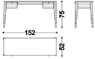 OPERA CONTEMPORARY Туалетный столик из дерева Elettra sun-id-1368140 - Вид №2