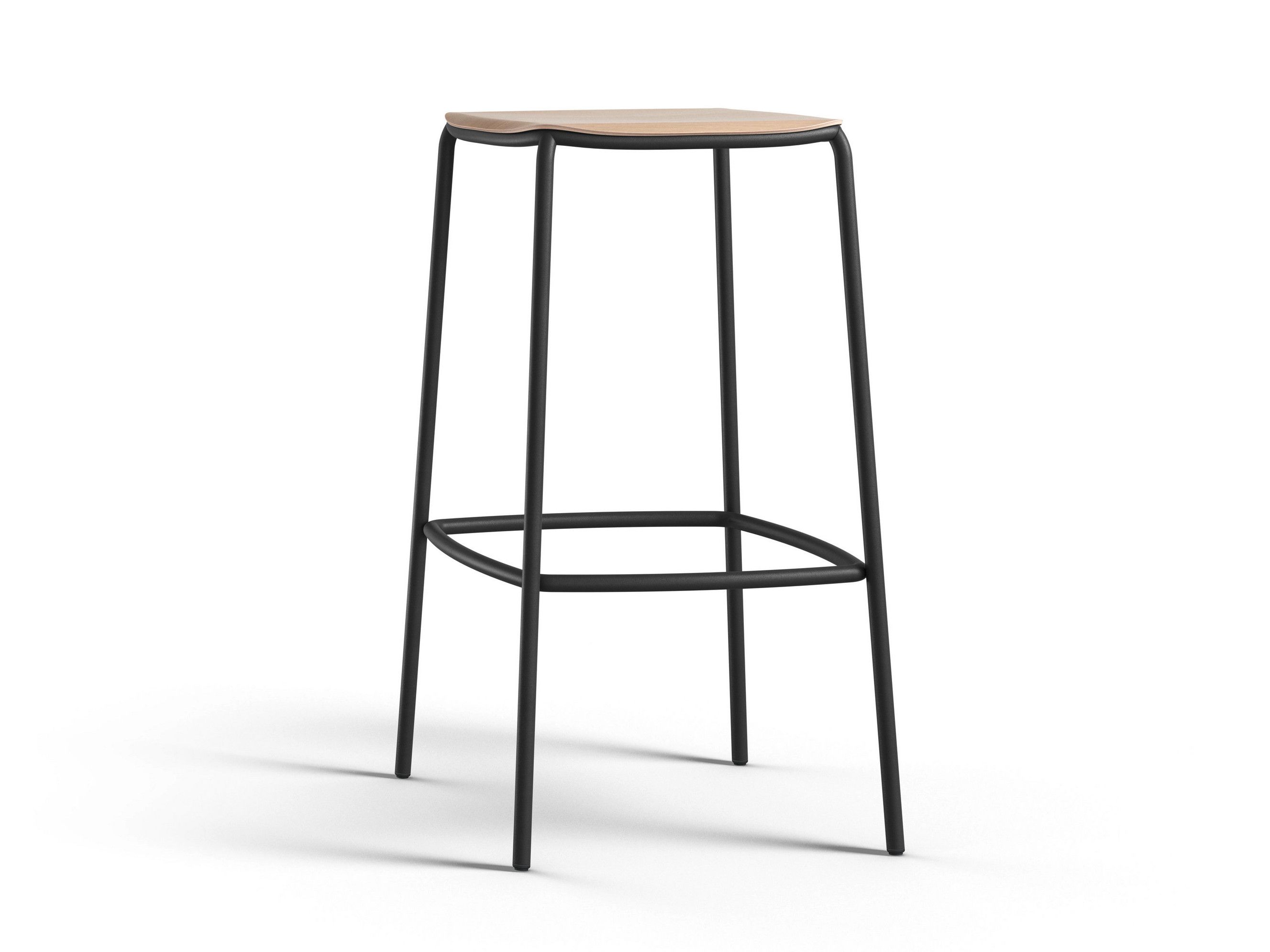 Стальной барный стул с подставкой для ног Brunner nate s ARCH-00001244