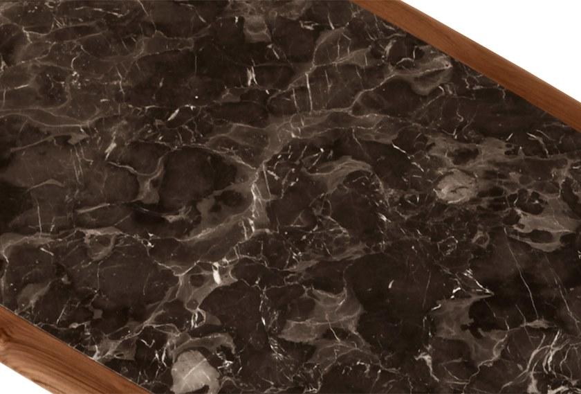 Mobi Прямоугольный стол из дерева и мрамора Nikea sun-id-1354429 - Вид №3