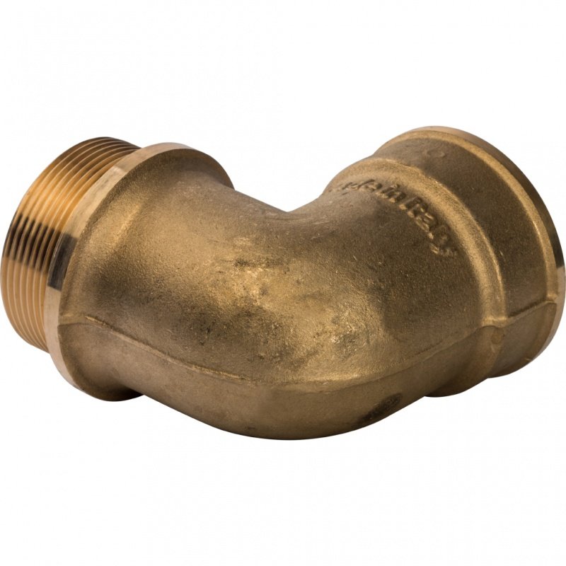 Угольник ВН с упором 2" латунь STOUT SFT0015000002 - Вид №1