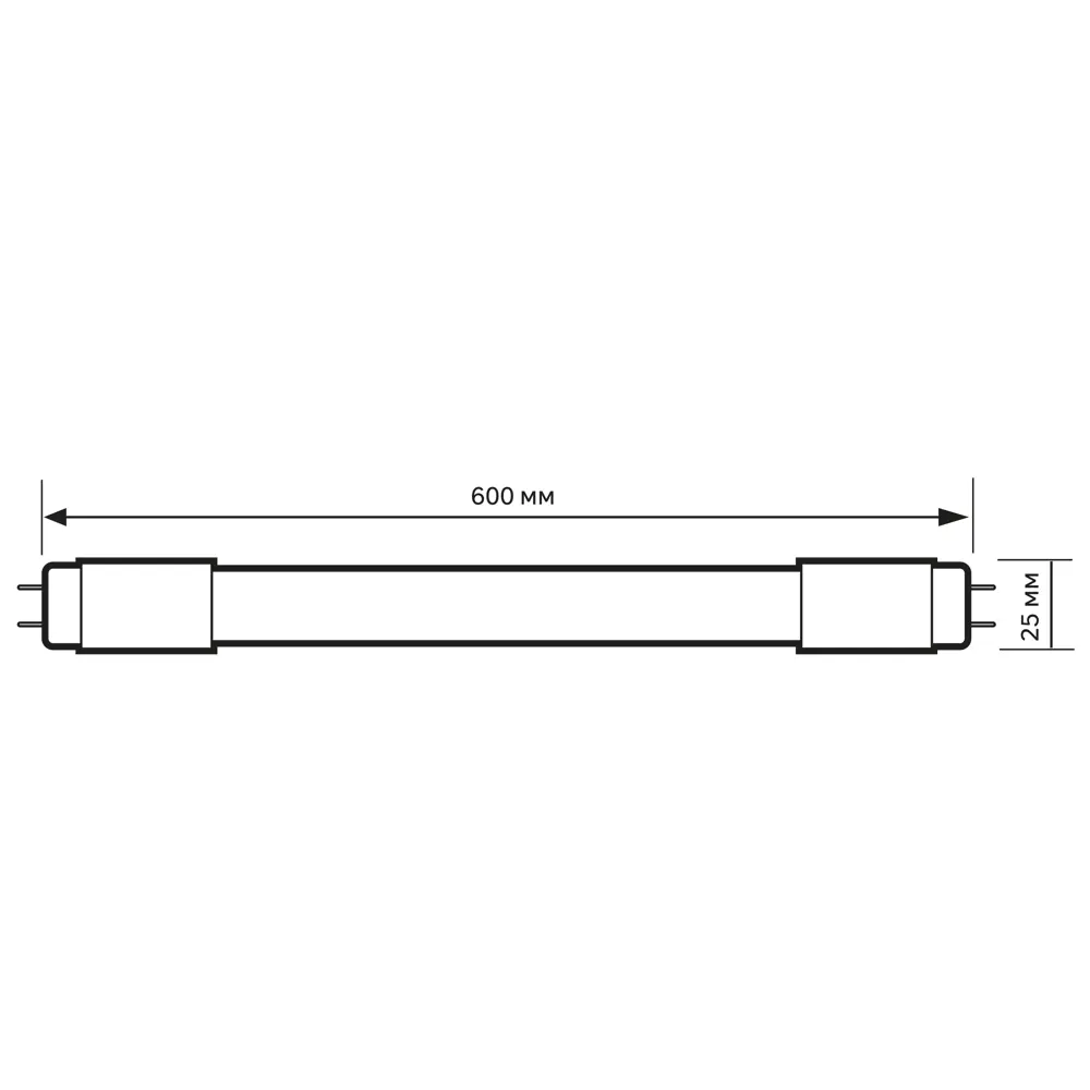 Лампа светодиодная Lexman T8 G13 В 11 Вт нейтральный белый свет 82994426 STLM-2132481  - Вид №4