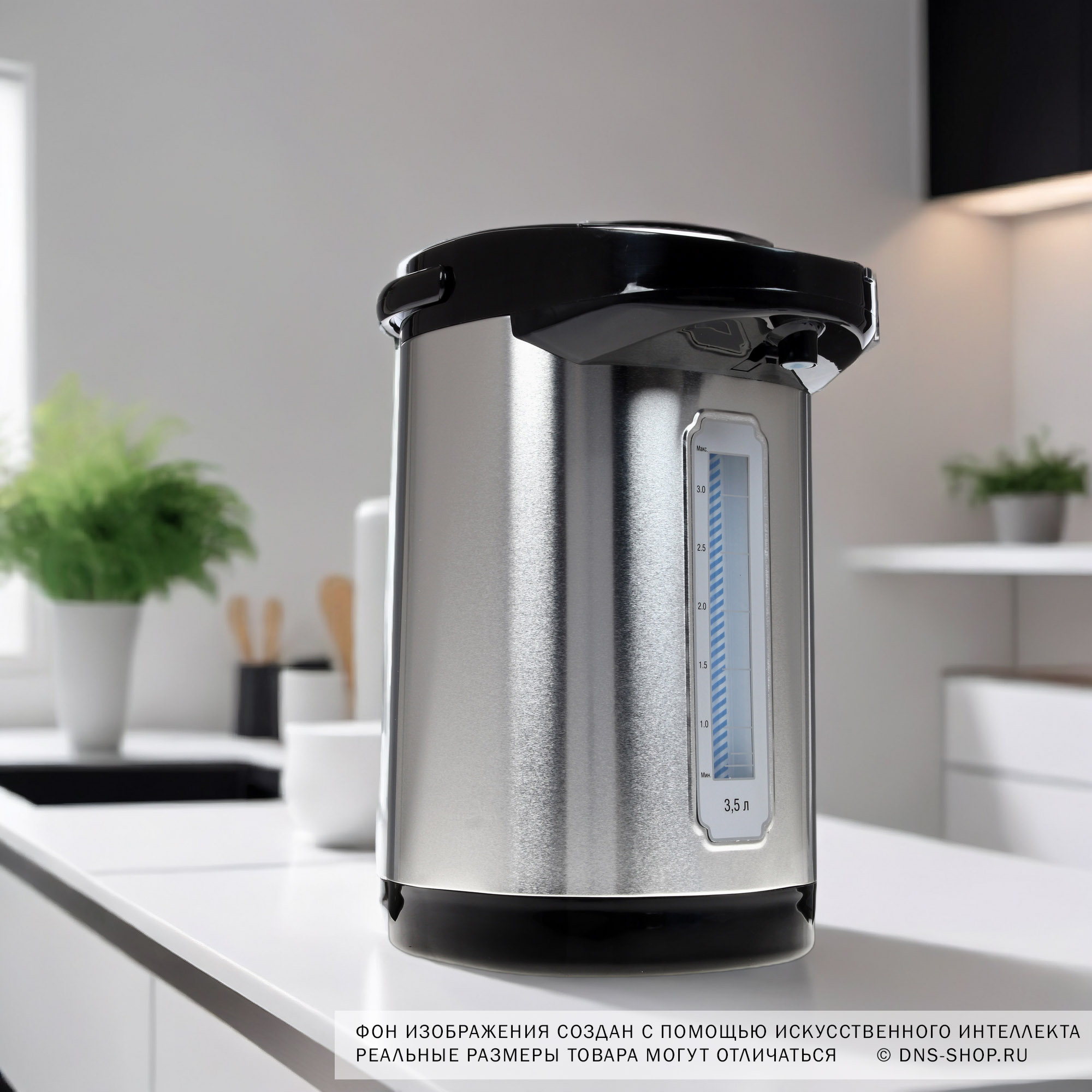 1109895 Термопот DEXP THP-3500 серебристый STDN-0076523 - Вид №12