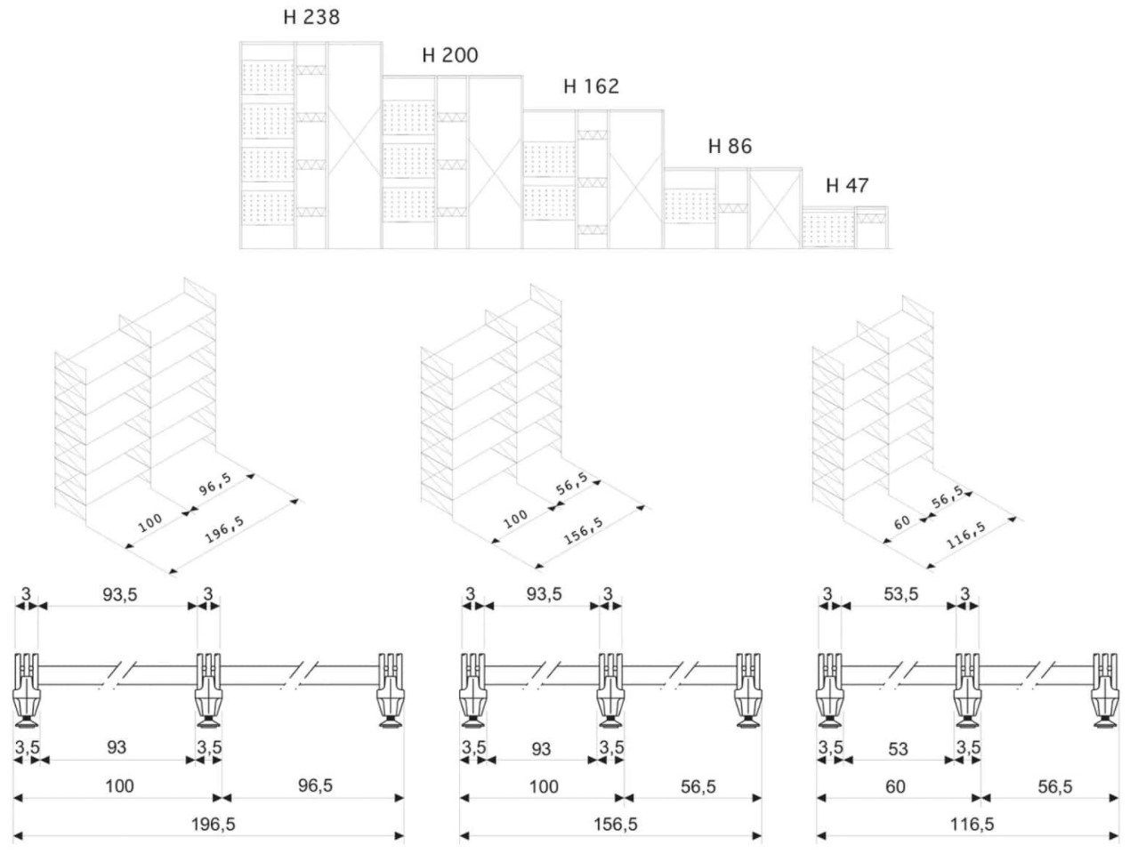 Секционная библиотека Caimi Brevetti Сократ ARCH-00043738 - Вид №19