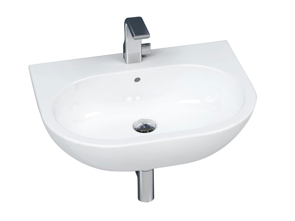 Керамическая подвесная столешница с переливом Ceramica Flaminia Pass ARCH-00101594