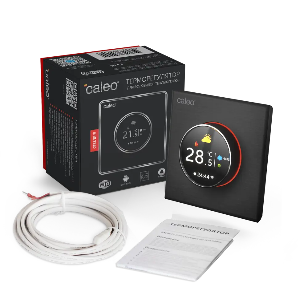 Программируемый Wi-Fi термостат CALEO C938 для теплого пола 89356310 STLM-0941884 - Вид №3