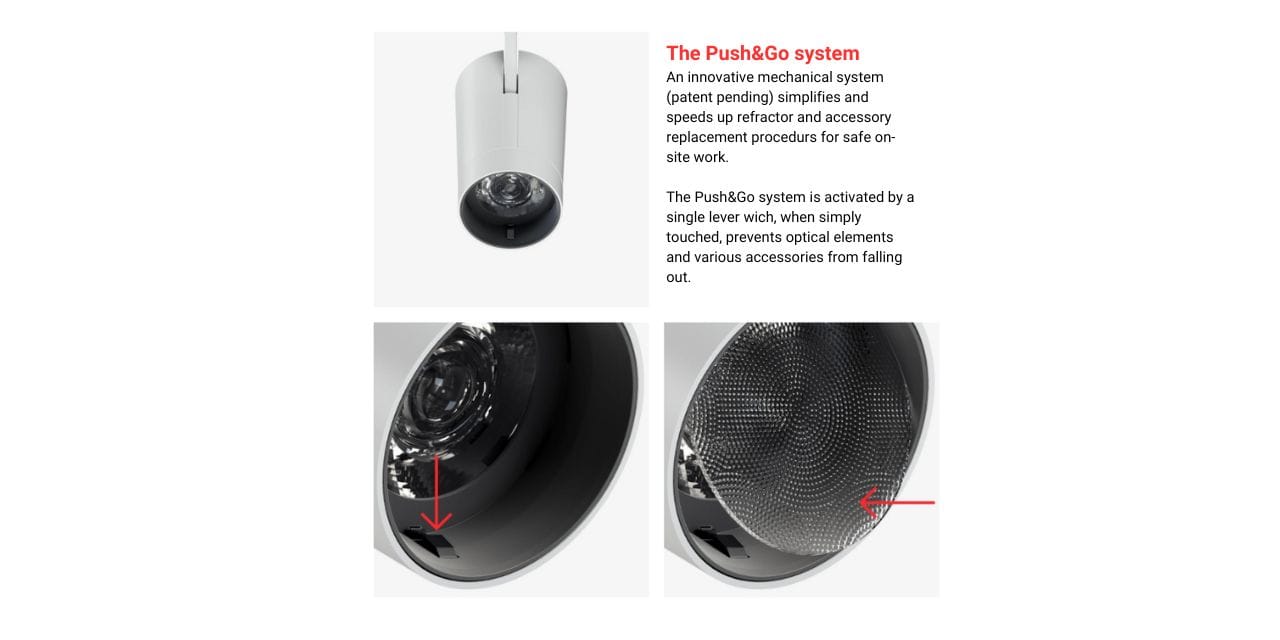 Заливка формы алюминия Сид освещения следа iGuzzini этап ARCH-00151811 - Вид №4